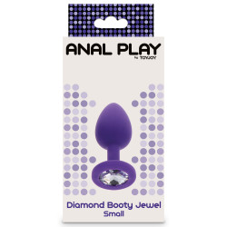 ANAL PLAY TOYJOY Plug Bijou Diamond Booty S 6 x 2.8cm Violet